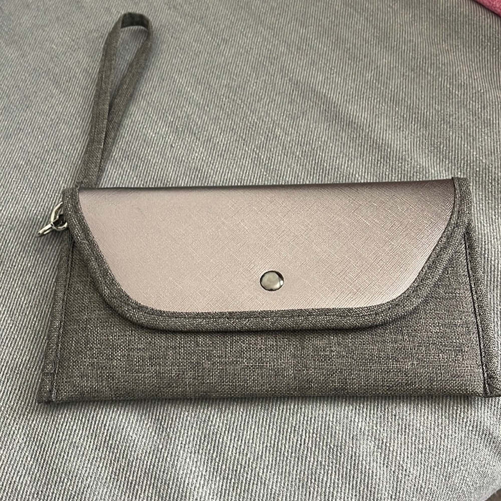 Envelope handbag silver